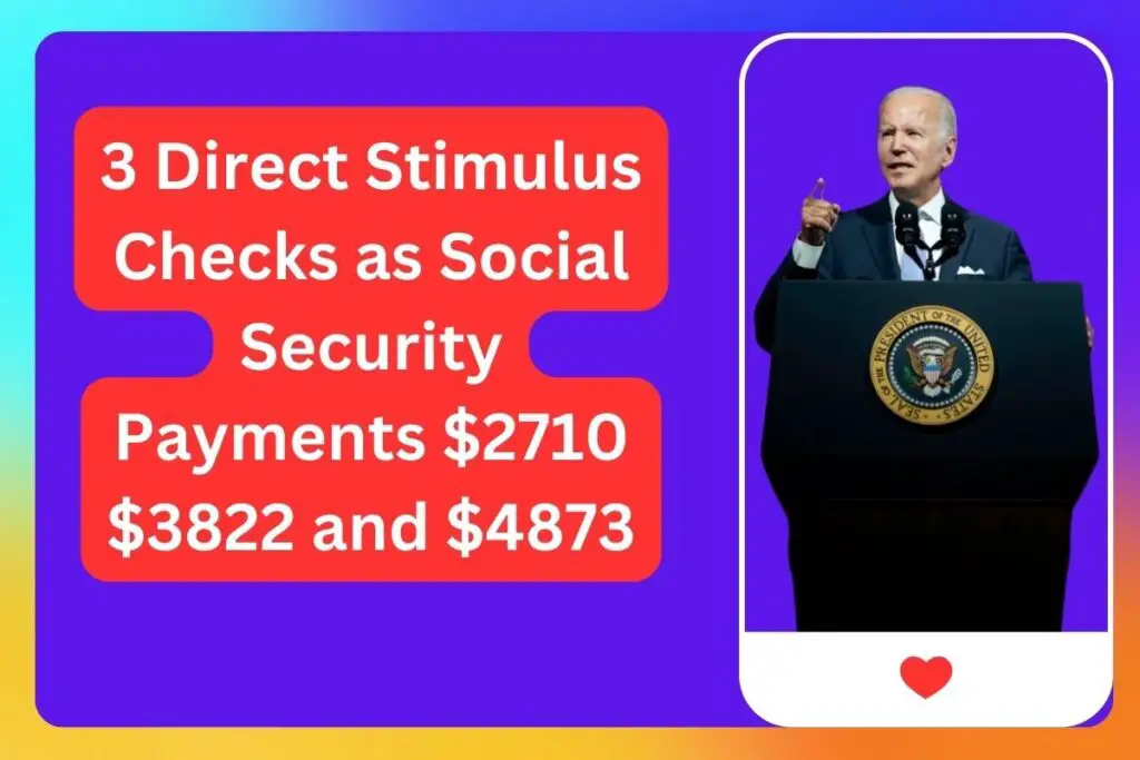 3 Direct Stimulus Checks as Social Security Payments