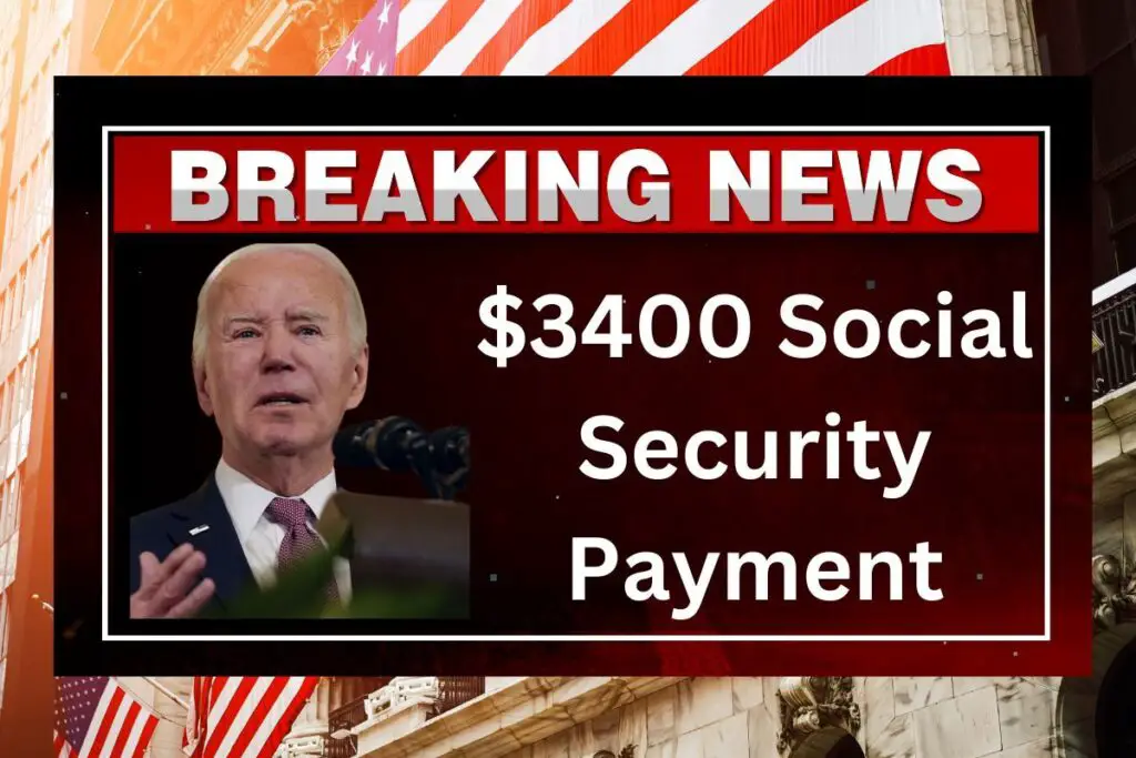 $3400 Social Security Payment